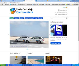 Taxi Corralejo web site